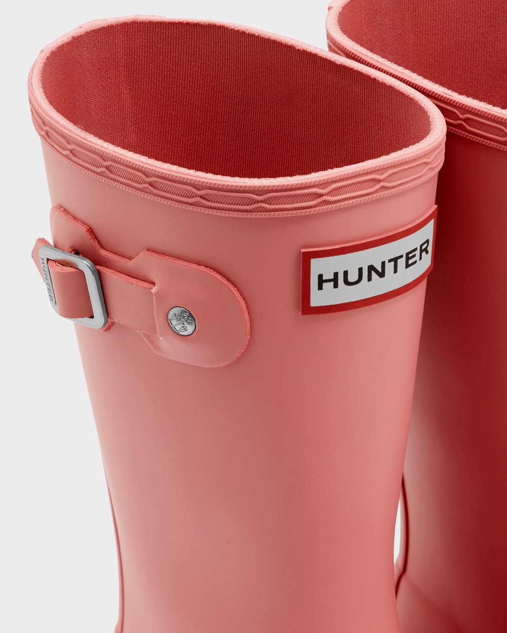 Botas De Agua Hunter Niños Original Big - Rosas - Argentina 2048HFLKY